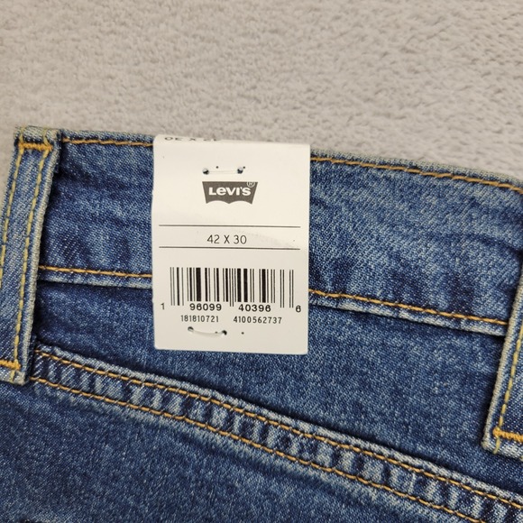 Levis 541 Jeans Men 42x30 Athletic Taper Stretch Pant New Tags Roomy Flex Big E - Picture 5 of 10